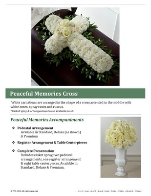 Peaceful Memories Cross
