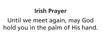 Irish Prayer