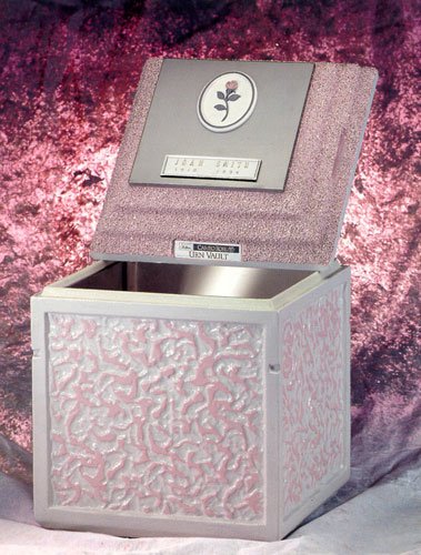 Merchandise with Pricing > Cameo Rose Urn Vault