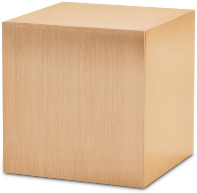 Sheet Bronze Plain Cube