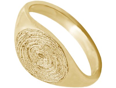 Yellow Gold Small Signet Ring