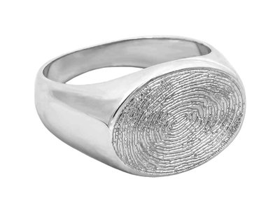 Sterling Silver Medium Signet Ring
