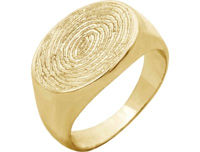 Yellow Gold Medium Signet Ring